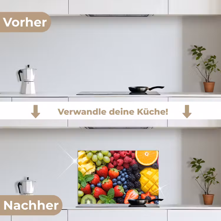 Spritzschutz Küche - Obst – Frisch – Bunt – Essen — 7