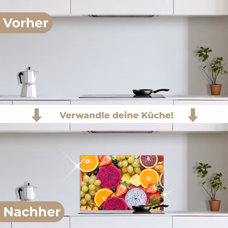 Spritzschutz Küche - Obst – Sortiment – Bunt – Gesundheit — 7