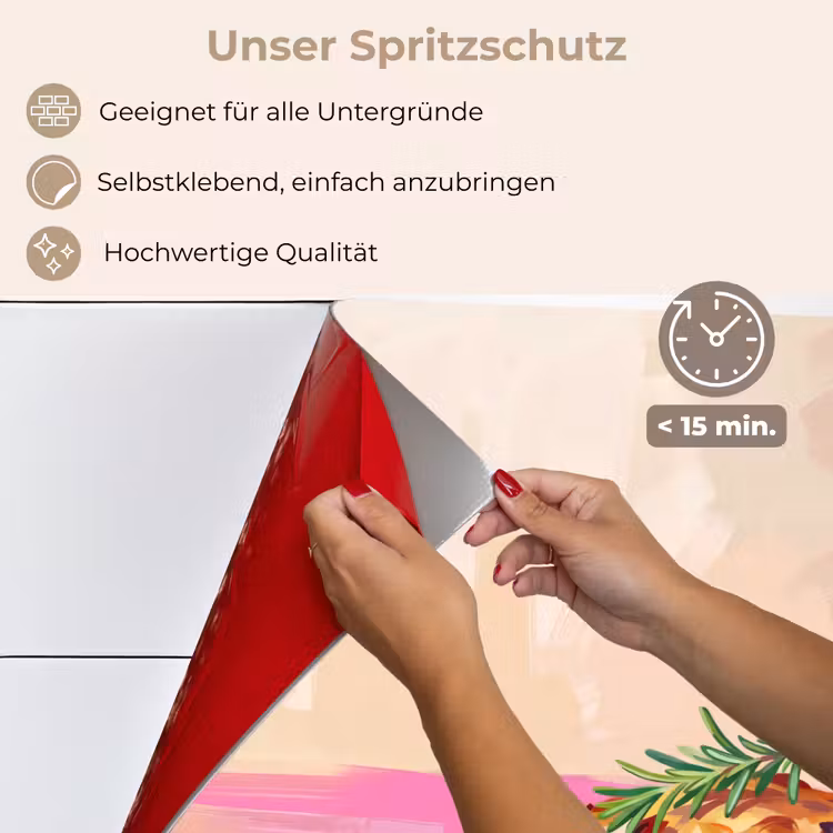 Spritzschutz Küche - Essen – Brot – Olivenöl – Abstrakt – Küche — 4