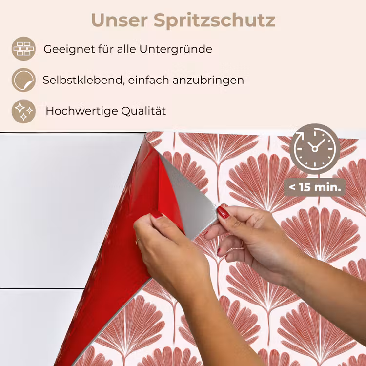 Spritzschutz Küche - Fächer - Motiv - Terra — 4