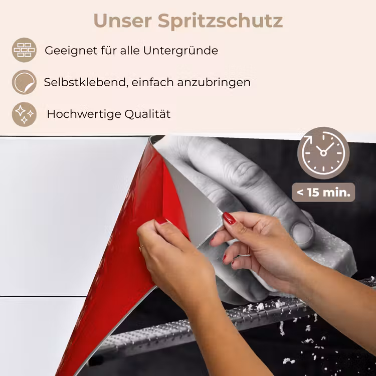 Spritzschutz Küche - Käse - Nudeln - Reibe — 4