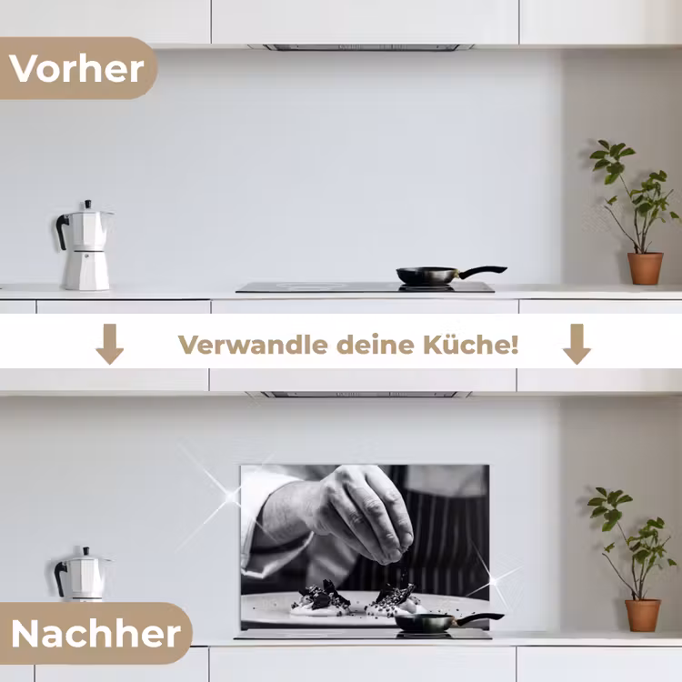 Spritzschutz Küche - Koch - Beilage - Gericht — 7