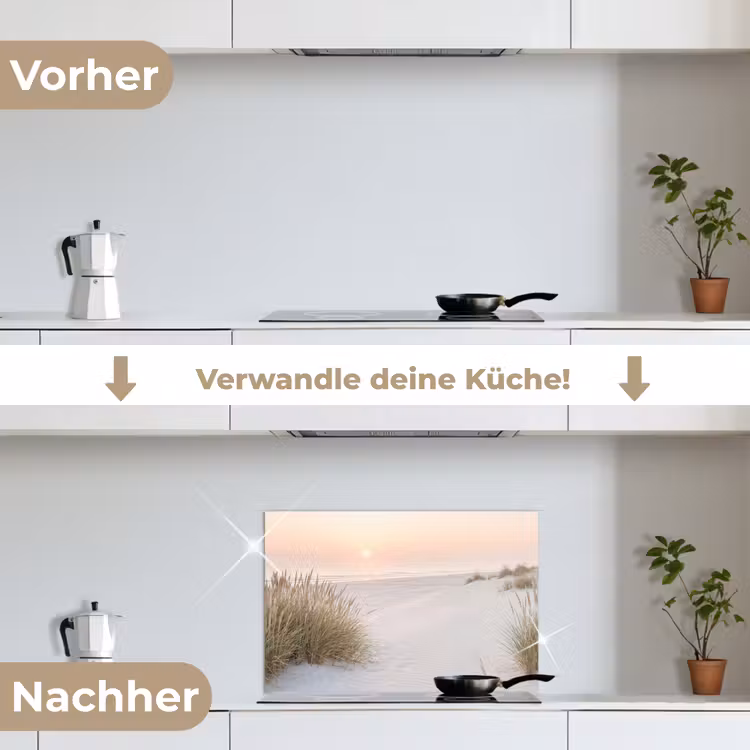 Spritzschutz Küche - Horizont - Dünenlandschaft - Sand — 7