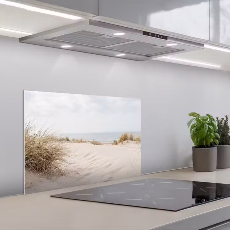 Spritzschutz Küche - Wolken - Dünenlandschaft - Sand — 1