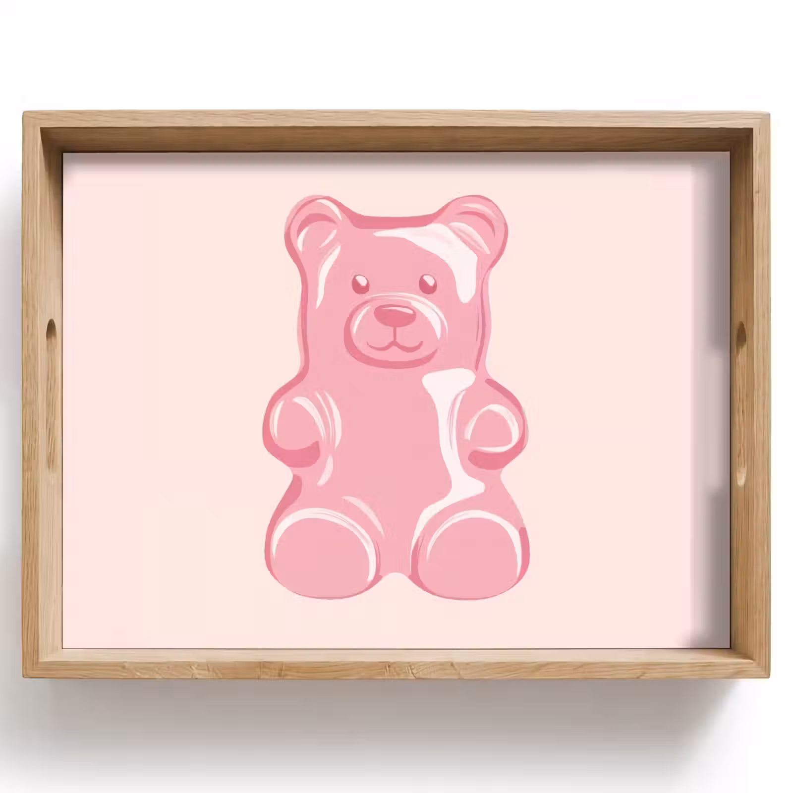 Tablett - Bär - Rosa - Bonbon — 1