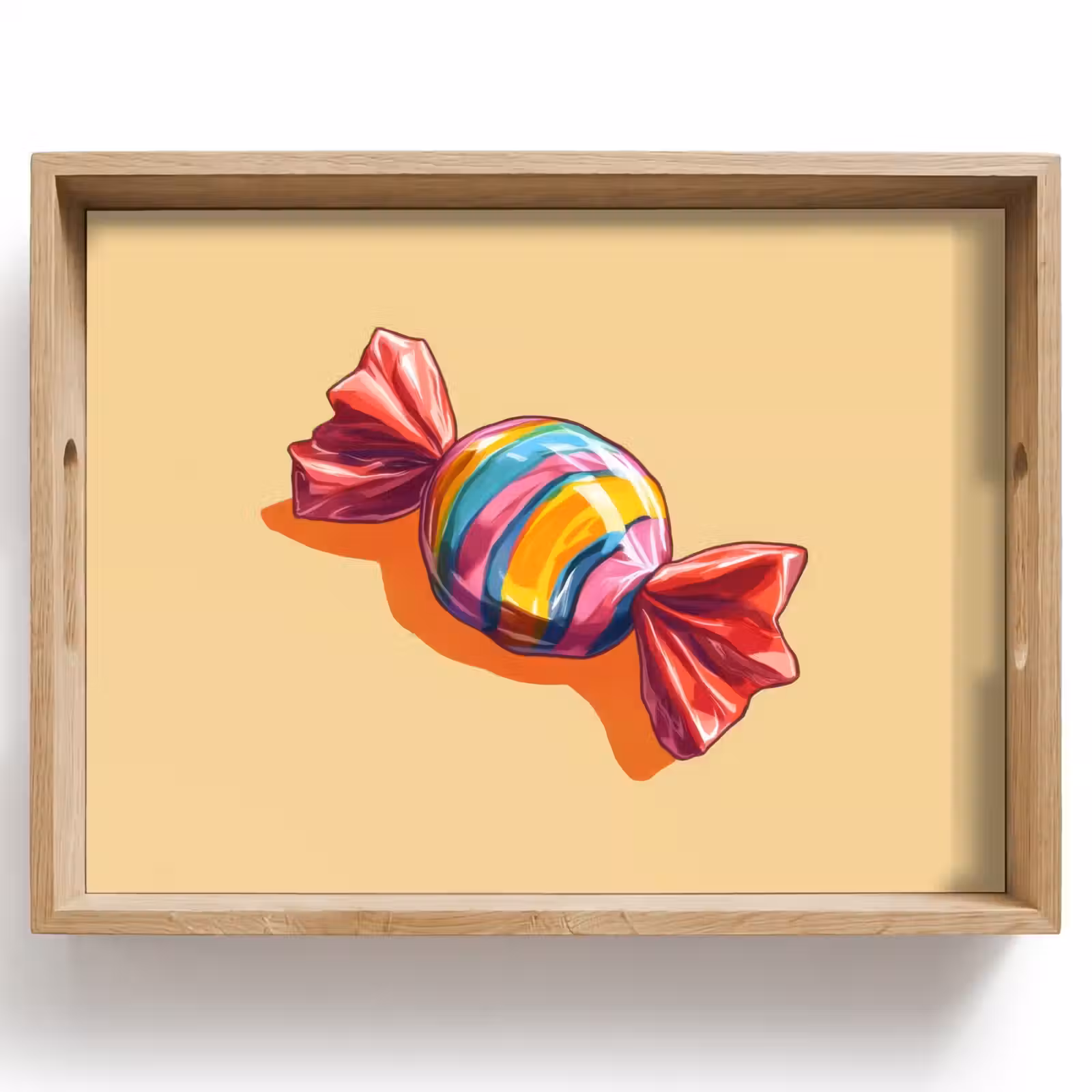Tablett - Gelb - Bonbon - Farbe — 1