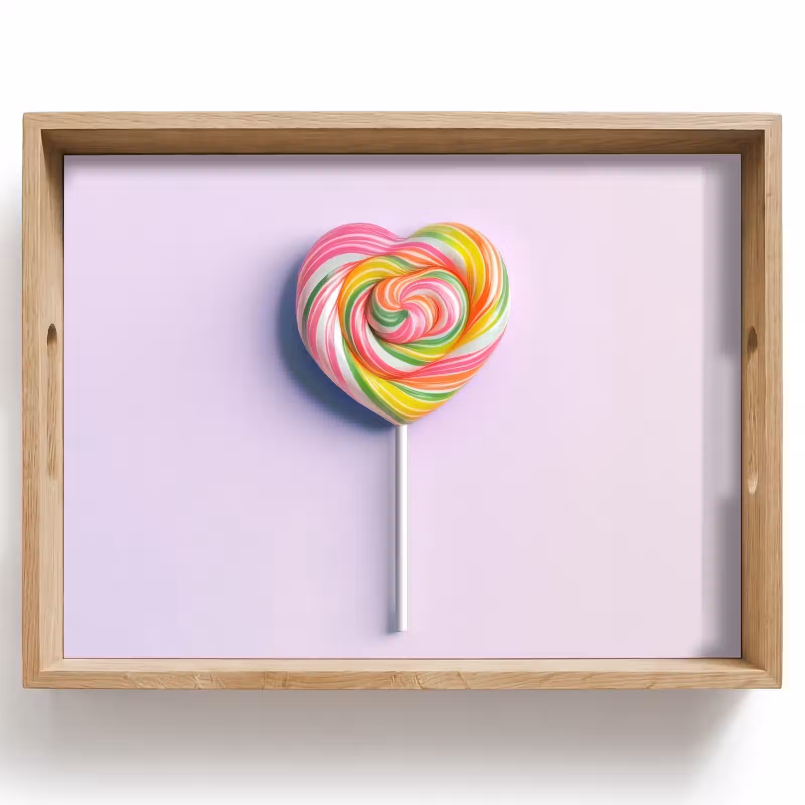 Tablett - Herz - Lutscher - Bonbon — 1