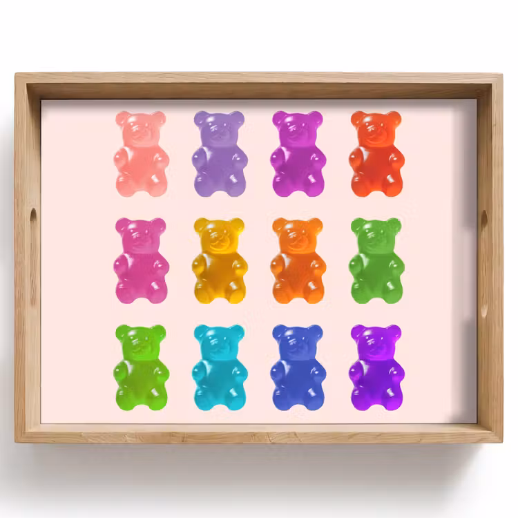 Tablett - Bär - Bunt - Bonbon — 1