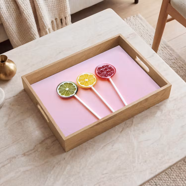 Tablett - Lollipop - Bonbon - Zitrusfrucht — 2