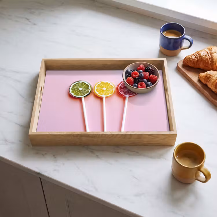 Tablett - Lollipop - Bonbon - Zitrusfrucht — 3
