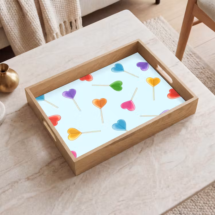 Tablett - Lollipop - Regenbogen - Bonbon — 2