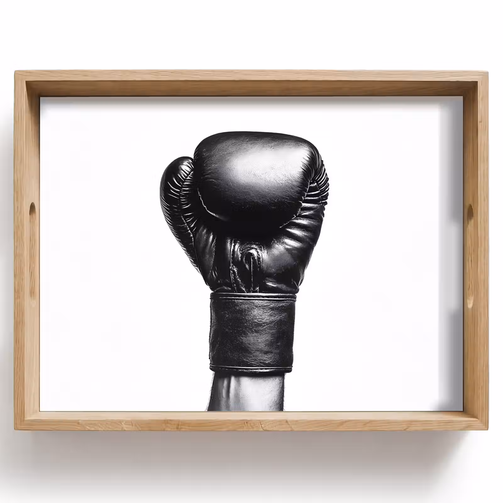 Tablett - Boxhandschuh - Schwarz - Hand — 1