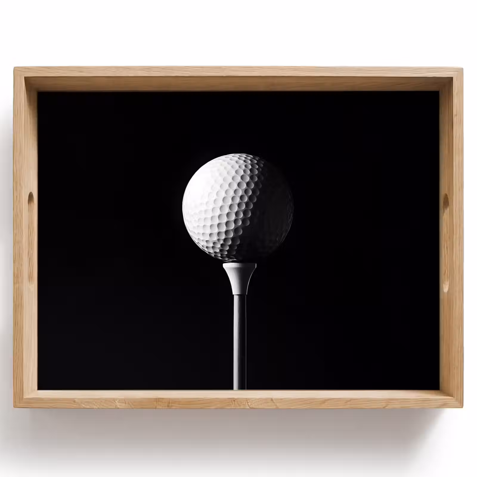 Tablett - Golfball - Minimalistisch - Weiß — 1