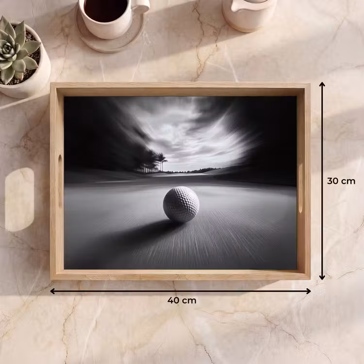 Tablett - Golfball - Unscharf - Schwarz — 7