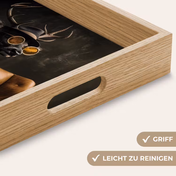 Tablett - Hirsche - Sonnenbrille - Schwarz - Anzug — 8