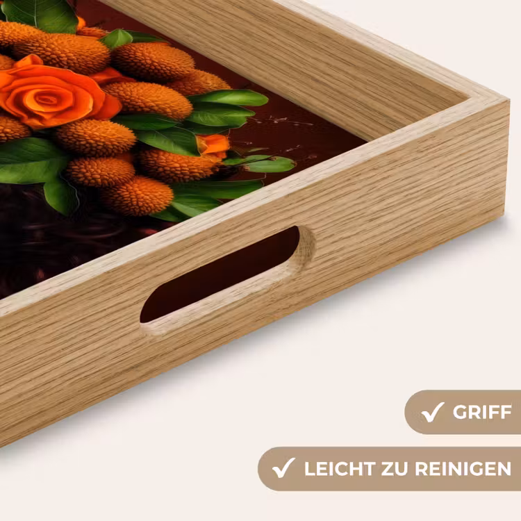 Tablett - Frau - Lychee - exotisch — 8