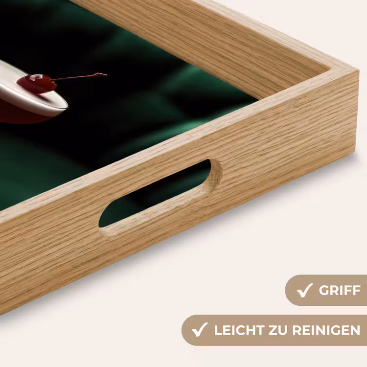 Tablett - Kirsche - Cocktail - Rot - Marmor — 8