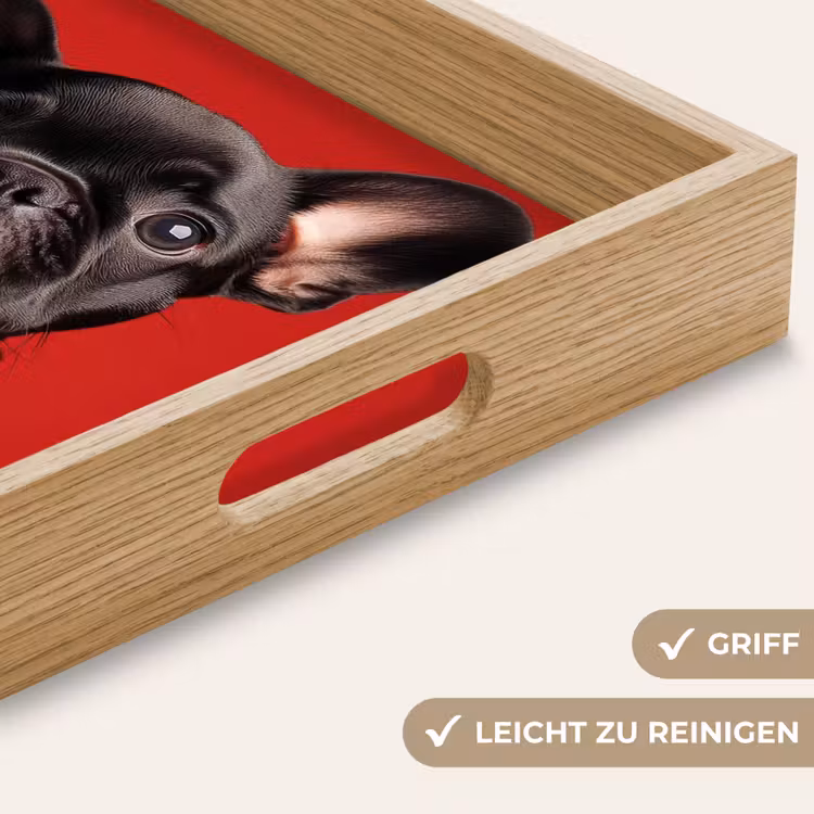 Tablett - Amor - Hund - Herz - Rot — 8