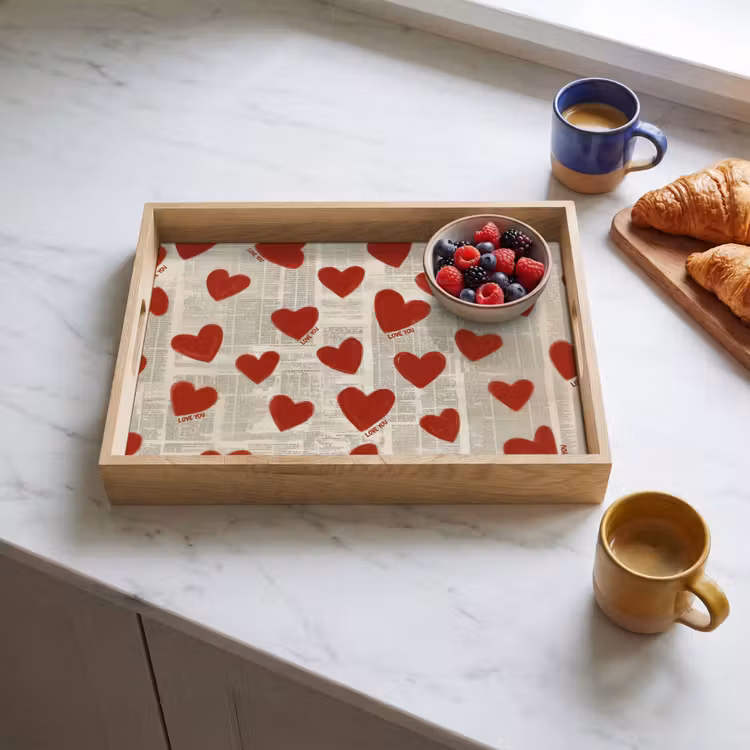 Tablett - Herzen - Zeitung - Loveyou — 3
