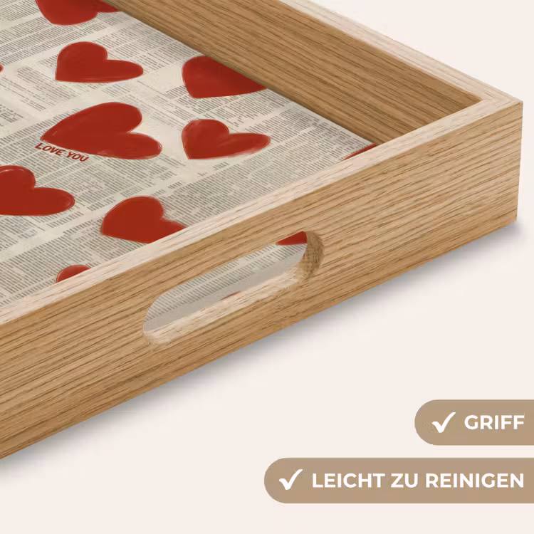 Tablett - Herzen - Zeitung - Loveyou — 8