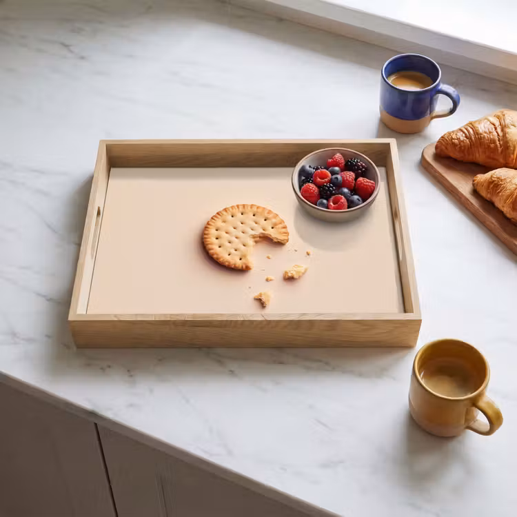 Tablett - Keks - Krümel - beige — 3