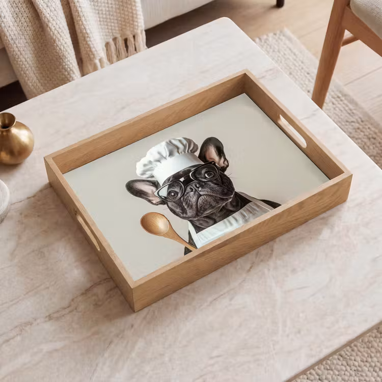 Tablett - Brillen - Hund - Koch — 2