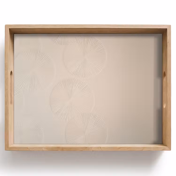Tablett - Japandi - Beige - Modern — 1