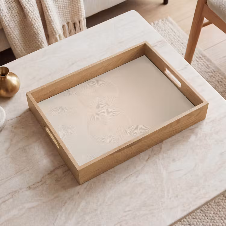 Tablett - Japandi - Beige - Modern — 2