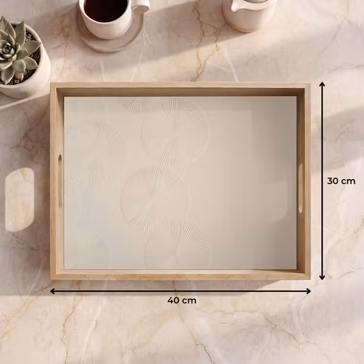 Tablett - Japandi - Beige - Modern — 7
