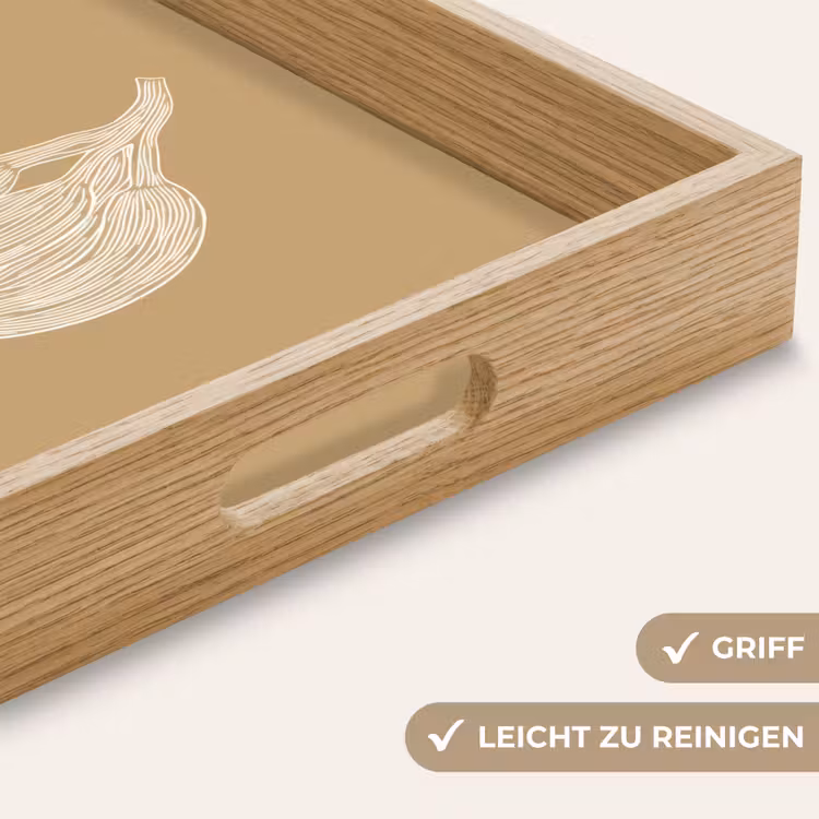 Tablett - Bananen - Beige - Strichzeichnung - Minimalistisch — 8