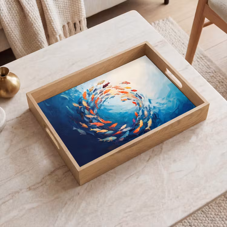 Tablett - Meer - Fische - Bunt - Dynamisch — 2