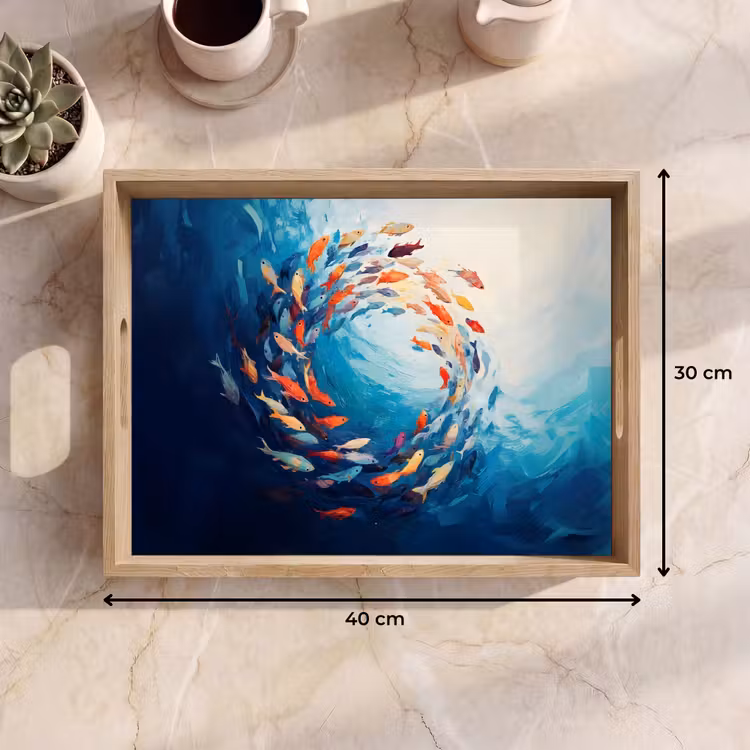 Tablett - Meer - Fische - Bunt - Dynamisch — 7