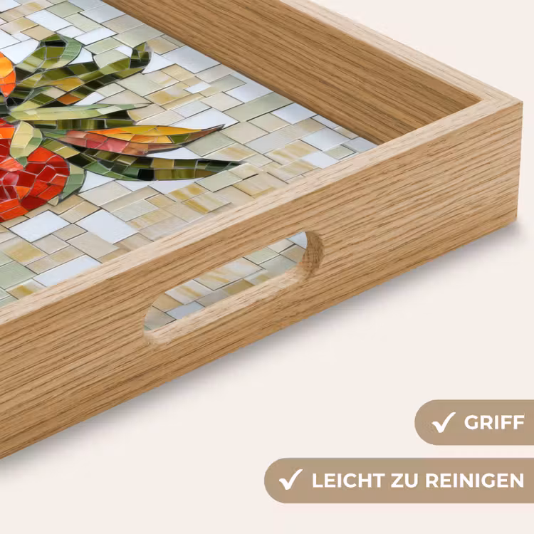 Tablett - Erdbeere - Rot - Mosaik - Obst — 8
