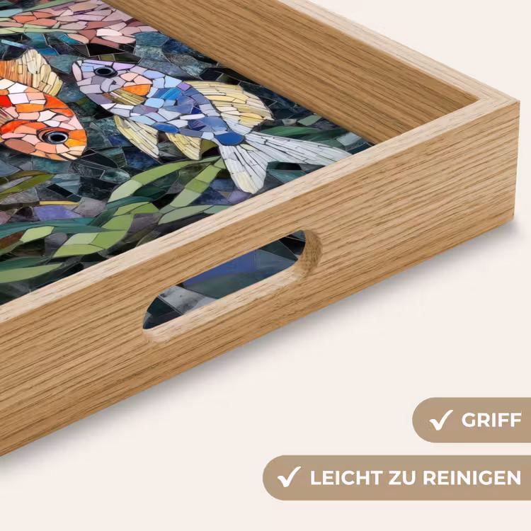 Tablett - Fisch - Koralle - Meer - Mosaik — 8