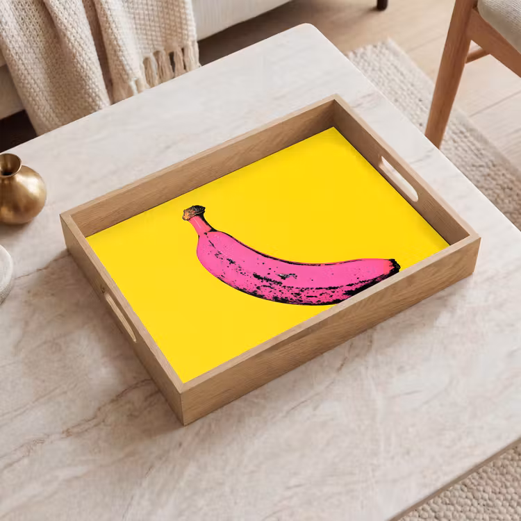 Tablett - Banane - Grafik - Gelb — 2