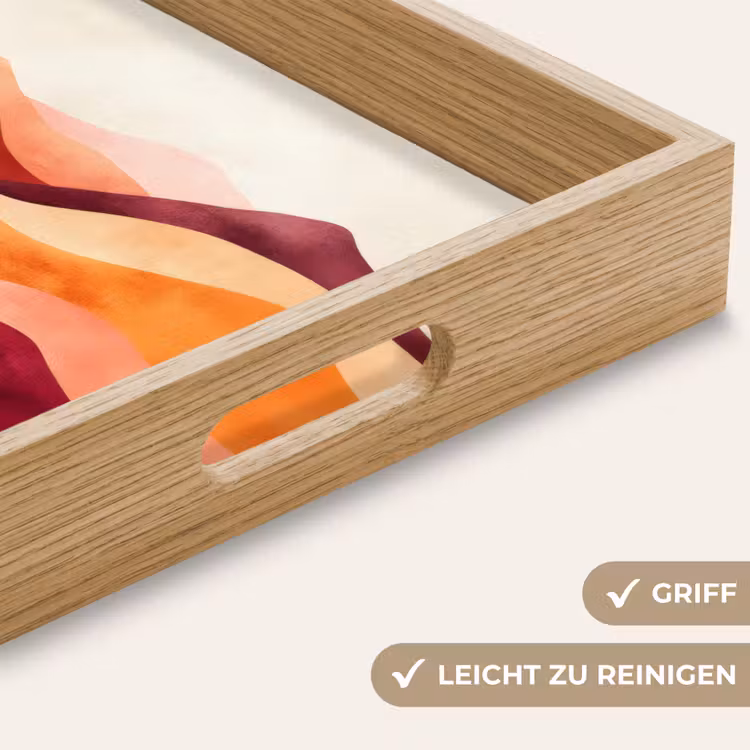Tablett - Abstrakt - Landschaft - Wellen — 8