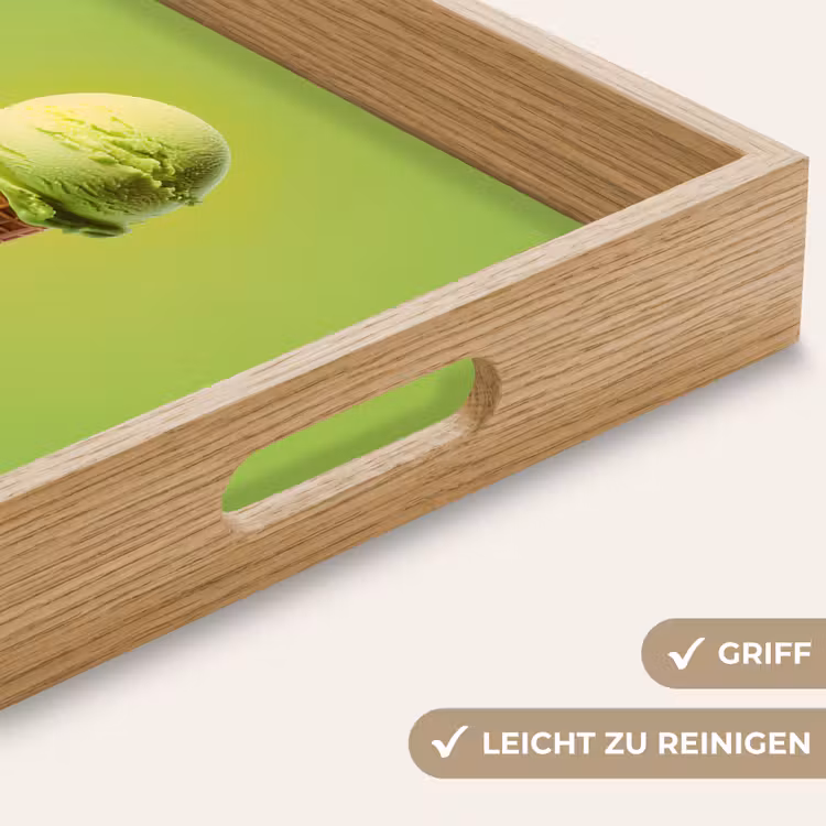 Tablett - Horn - Schaufel Eiscreme - Grün — 8