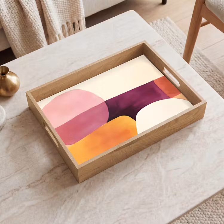 Tablett - Formen - Abstrakt - Farbenfroh — 2