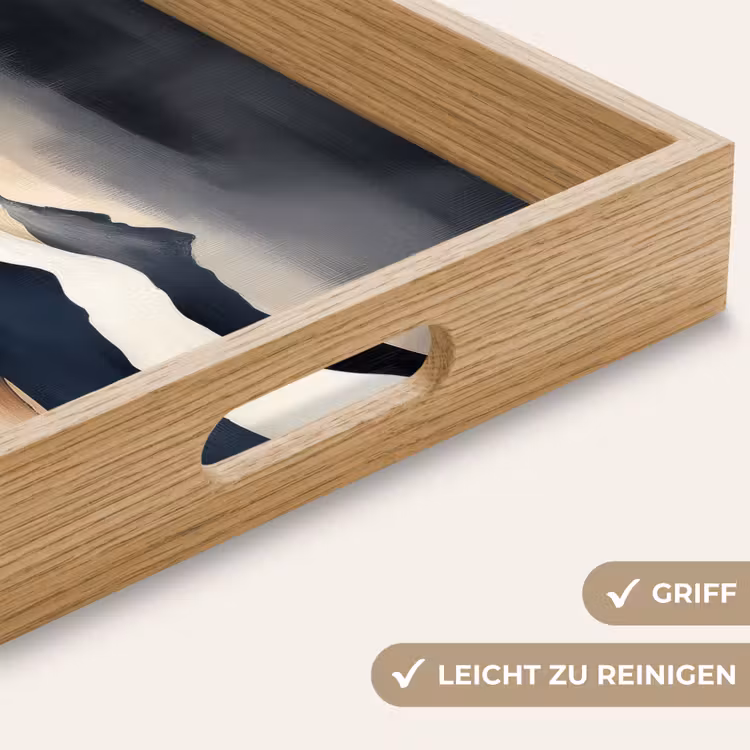 Tablett - Berge - Dunkelblau - Landschaft — 8