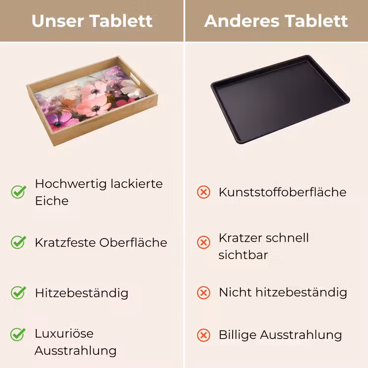 Tablett - Blumen - Bunt - Blühend — 9