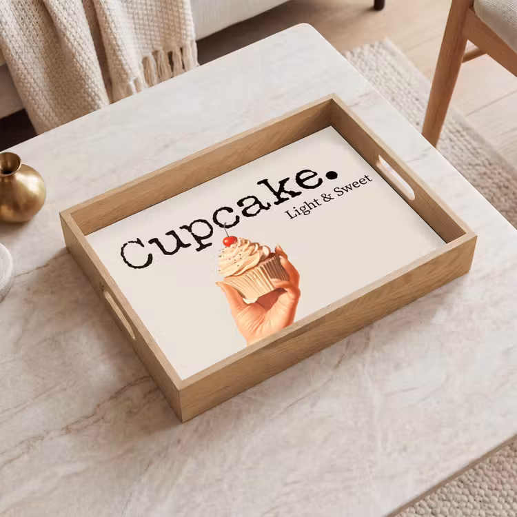 Tablett - Cupcake - Süß - Kirsche — 2