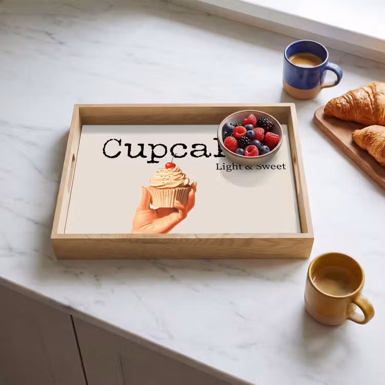 Tablett - Cupcake - Süß - Kirsche — 3