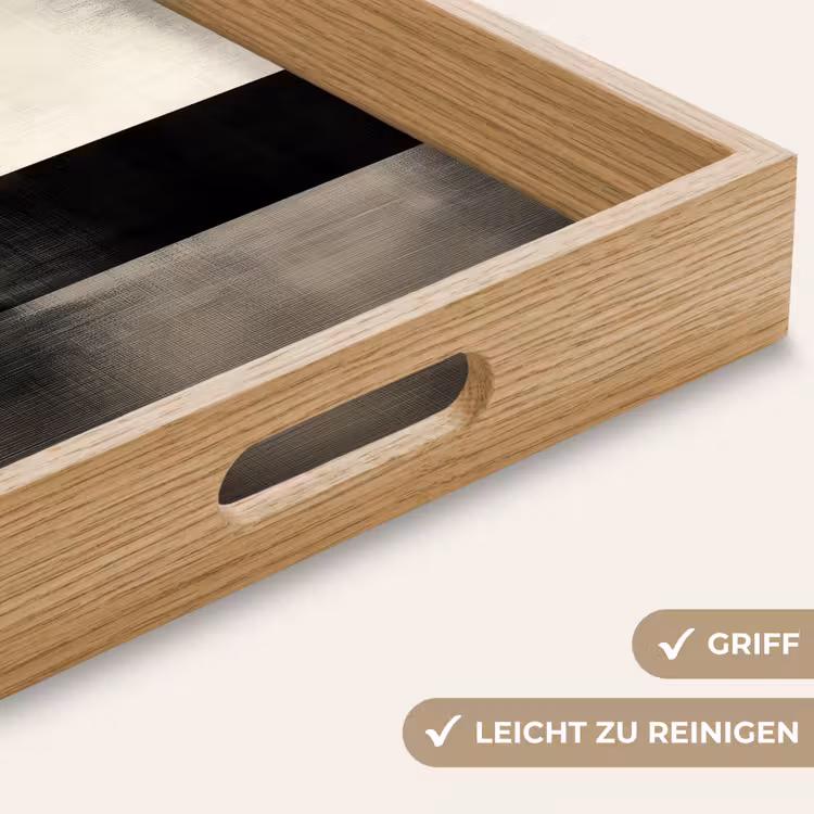 Tablett - Formen - Modern - Schwarz — 8