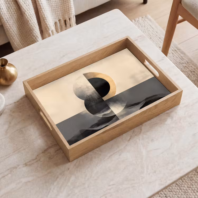 Tablett - Kreise - Schatten - Abstrakt — 2