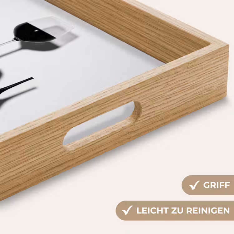 Tablett - Absatz - Wein - Minimalistisch - Schwarz — 8