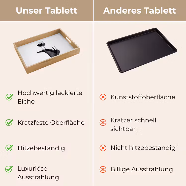 Tablett - Absatz - Wein - Minimalistisch - Schwarz — 9