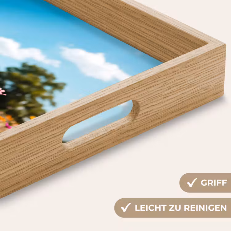 Tablett - Blumenwiese - Blau - Himmel - Farben — 8