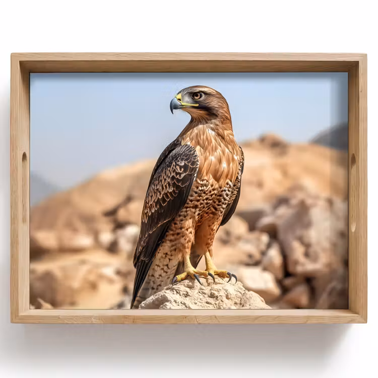 Tablett - Falke - Vogel - Fels - Macht — 1