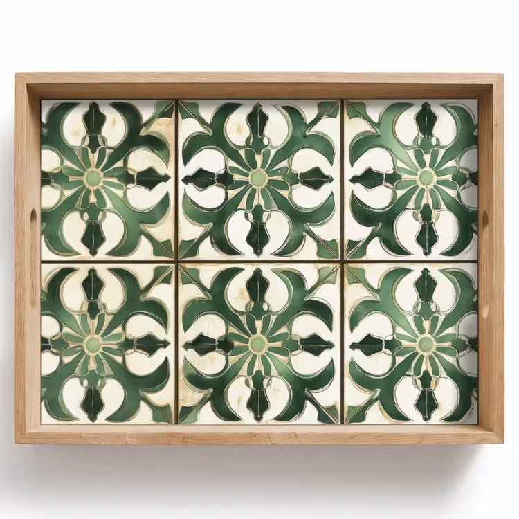 Tablett - Interieur - Keramik - Dekoration - Spanisch — 1