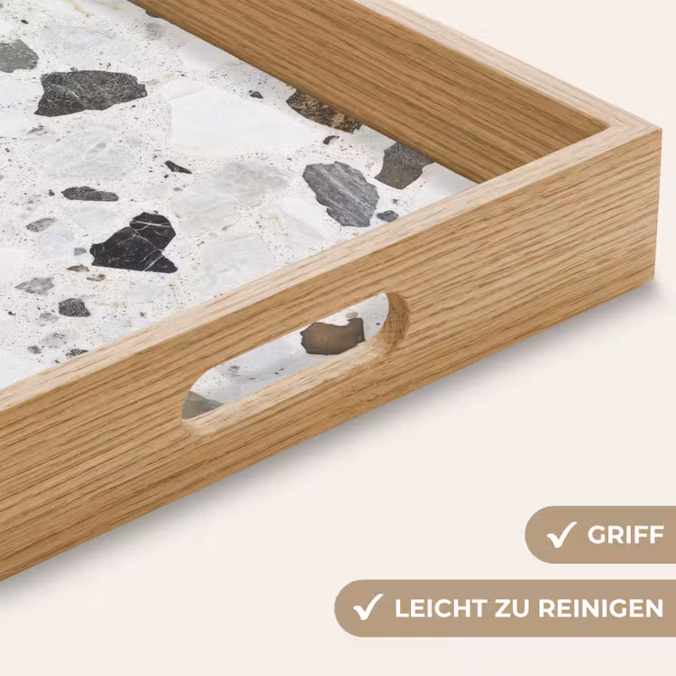 Tablett - Marmor - Terrazzo - Dekoration - Raumgestaltung — 8